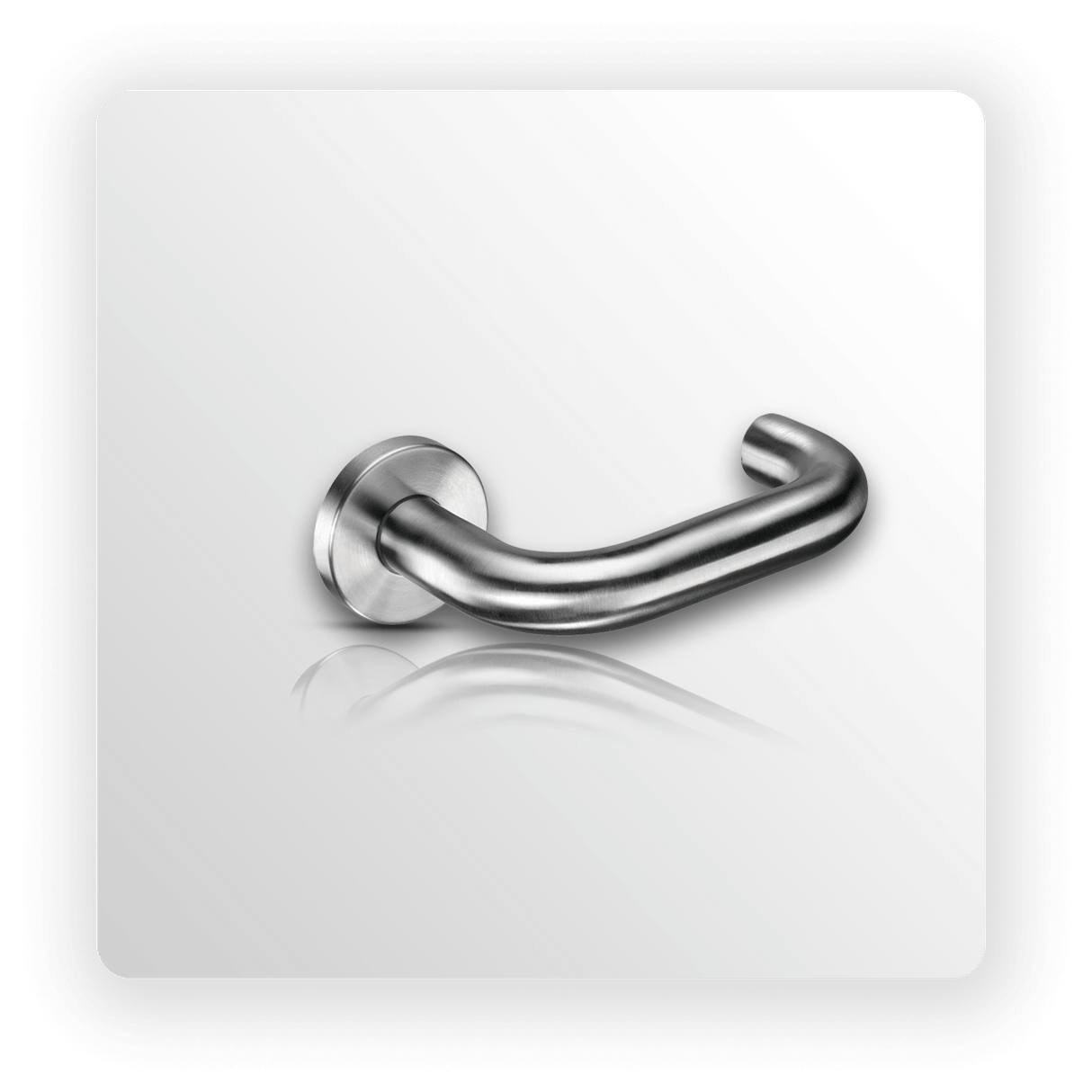 Disabled Door Handles with Satin Return to Door Lever