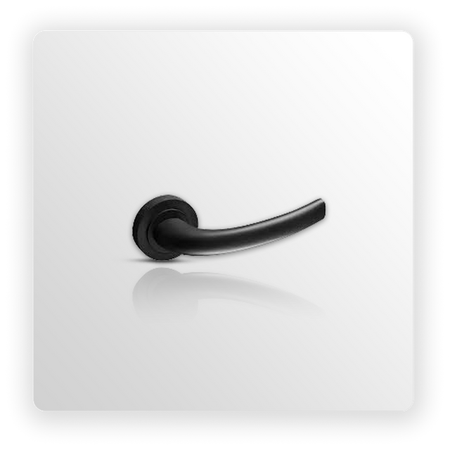 Matte Black Internal Door Handles