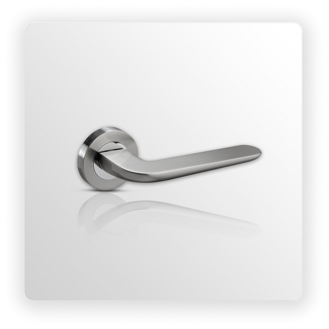 Designer Door Handles with Bold Flat Top Lever for Internal Doors