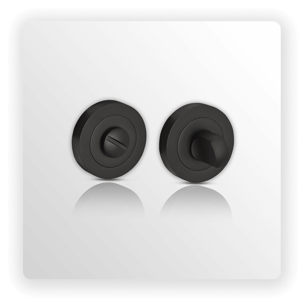 Matte Black Bathroom Lock Thumb Turn & Release – Handle Master