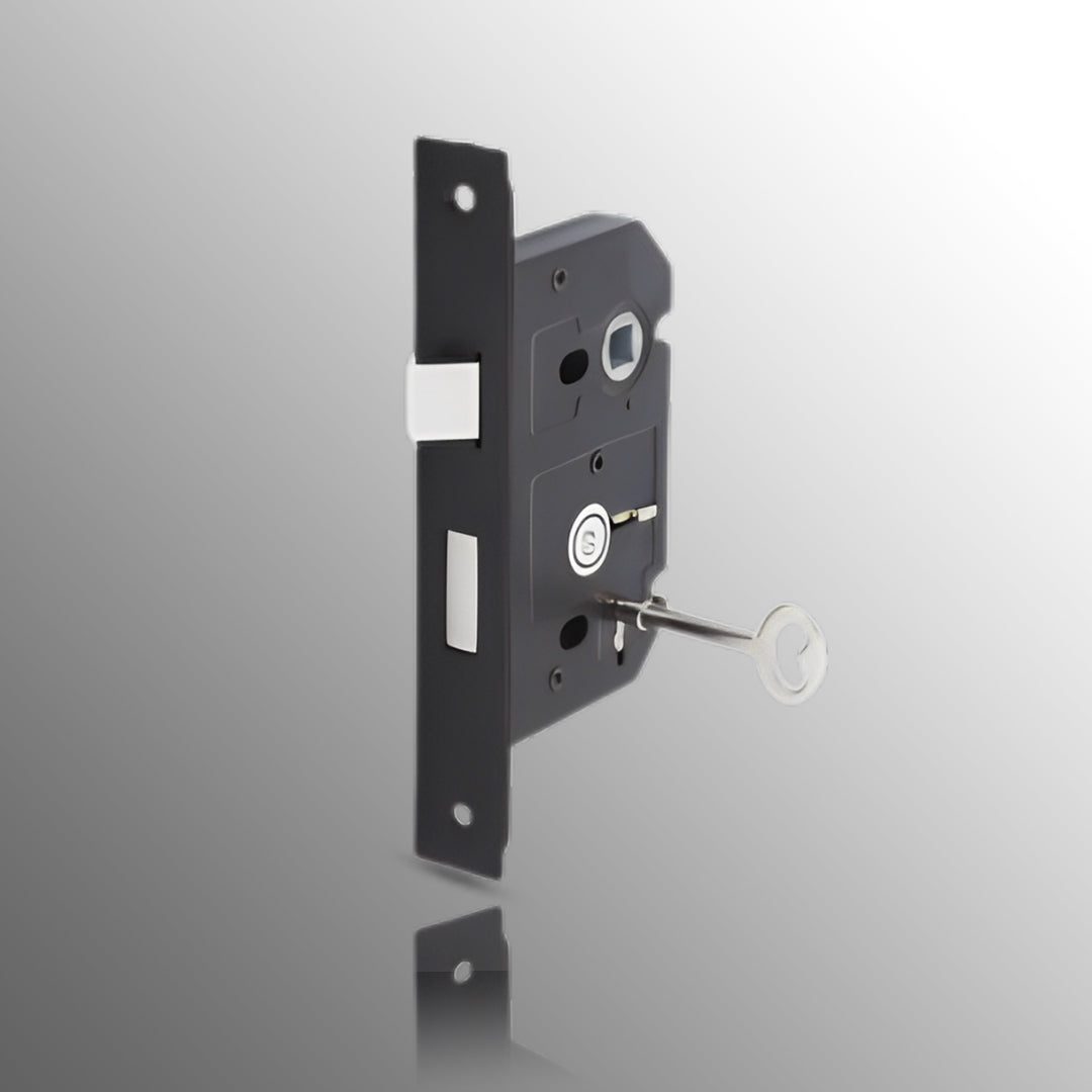 3 Lever Lock for Internal Doors 63mm / 45mm Matte Black