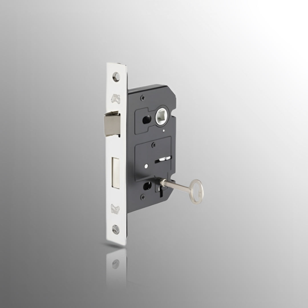 Internal Door Locks 3 Lever Sash Lock - 76mm / 57mm Backset