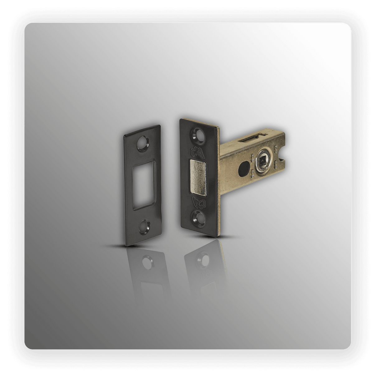 Bathroom Deadbolt Lock 63mm / 45mm Backset Matte Black