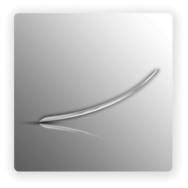 Bow Cabinet Handles Brushed Chrome - 288mm Centres