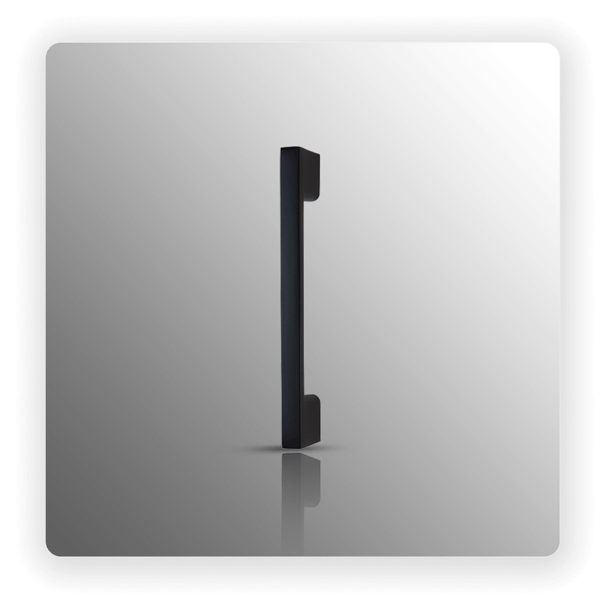 Designer Matte Black Cupboard Handle 120mm
