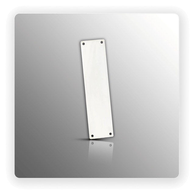 Polished Stainless Steel Door Finger Plate 300 x 75mm