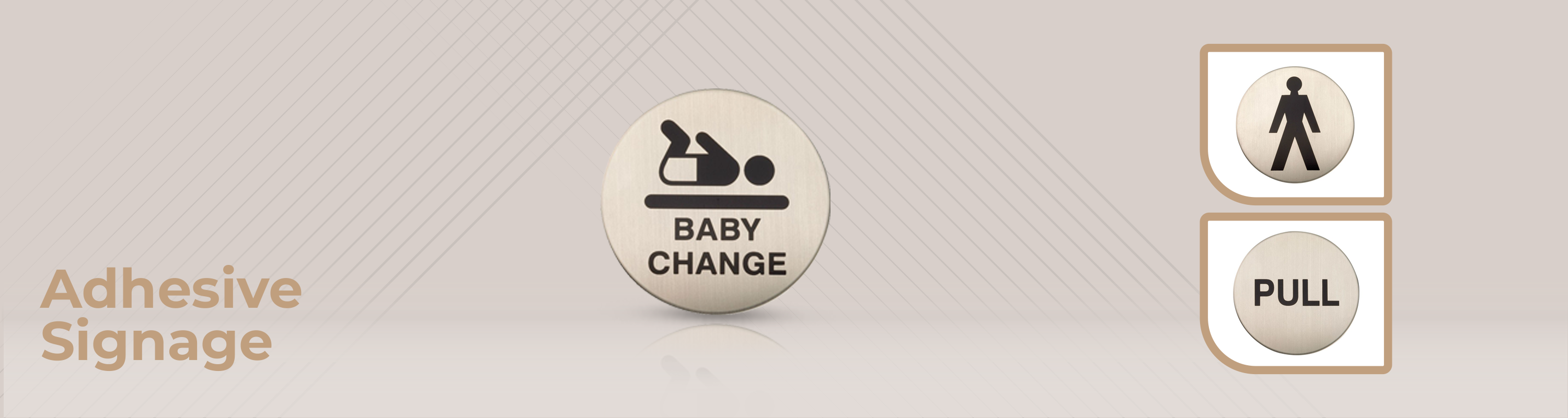 Adhesive signage – Handle Master