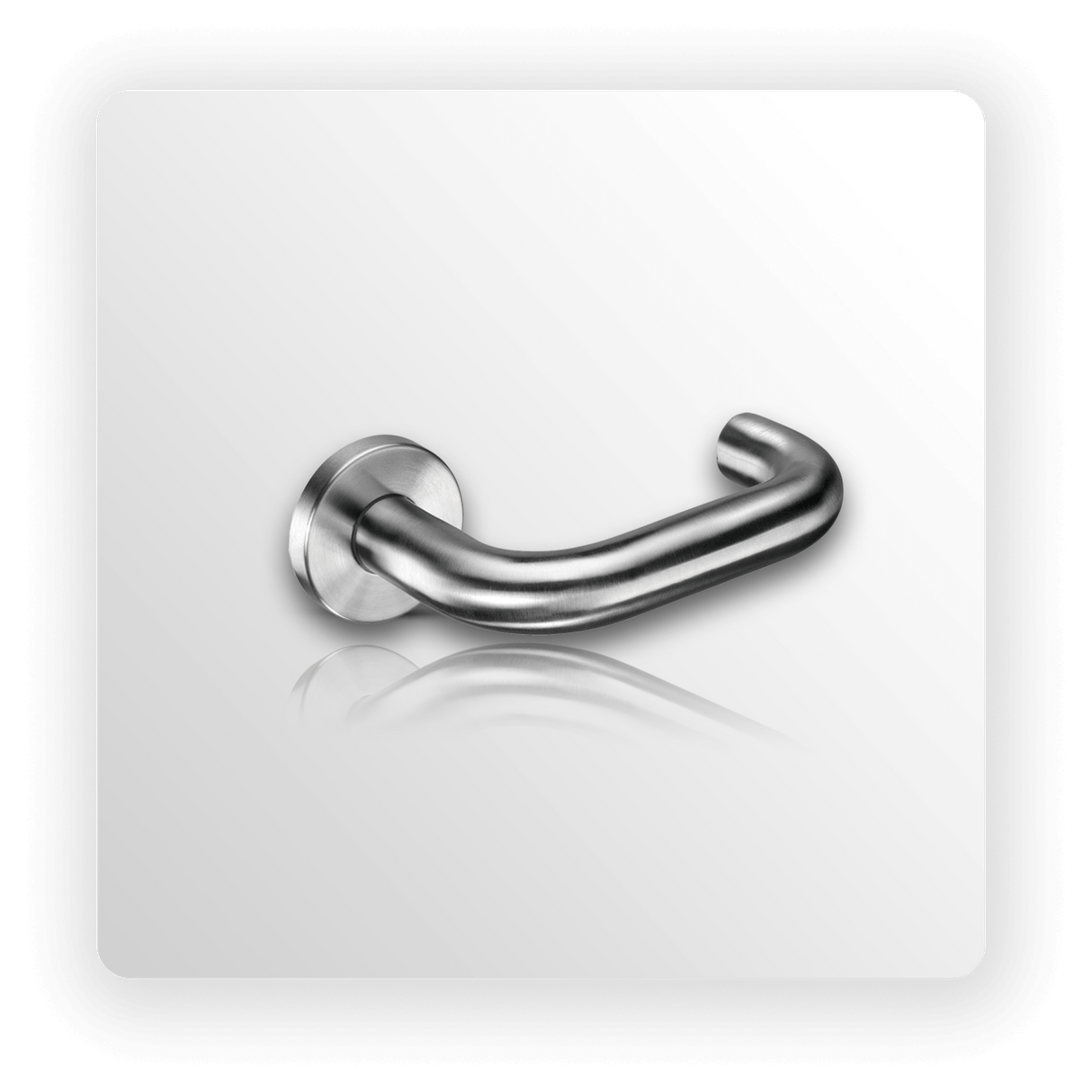 Stainless Steel Disabled Door Handles with Return to Door Lever