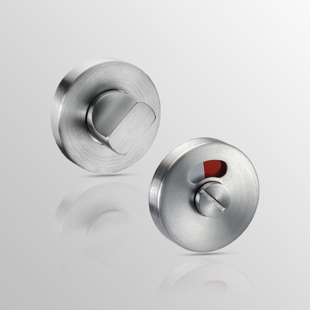 Stainless Steel Bathroom Thumb Turn and Release with Indicator