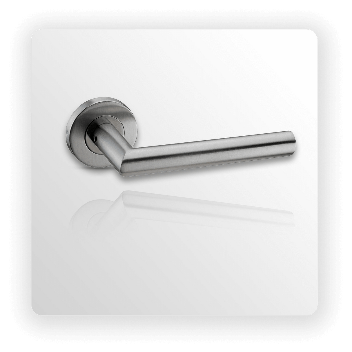 Internal Door Handles with Mitred Lever on Rose