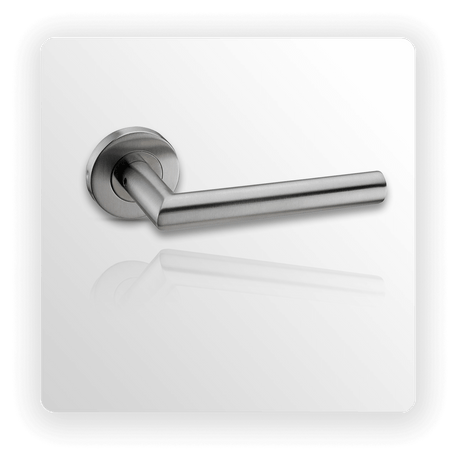 Internal Door Handles with Mitred Lever on Rose