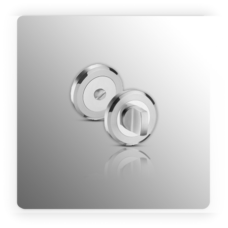 Stainless Steel Bathroom Turn & Release with Duo Finish 8mm Rose