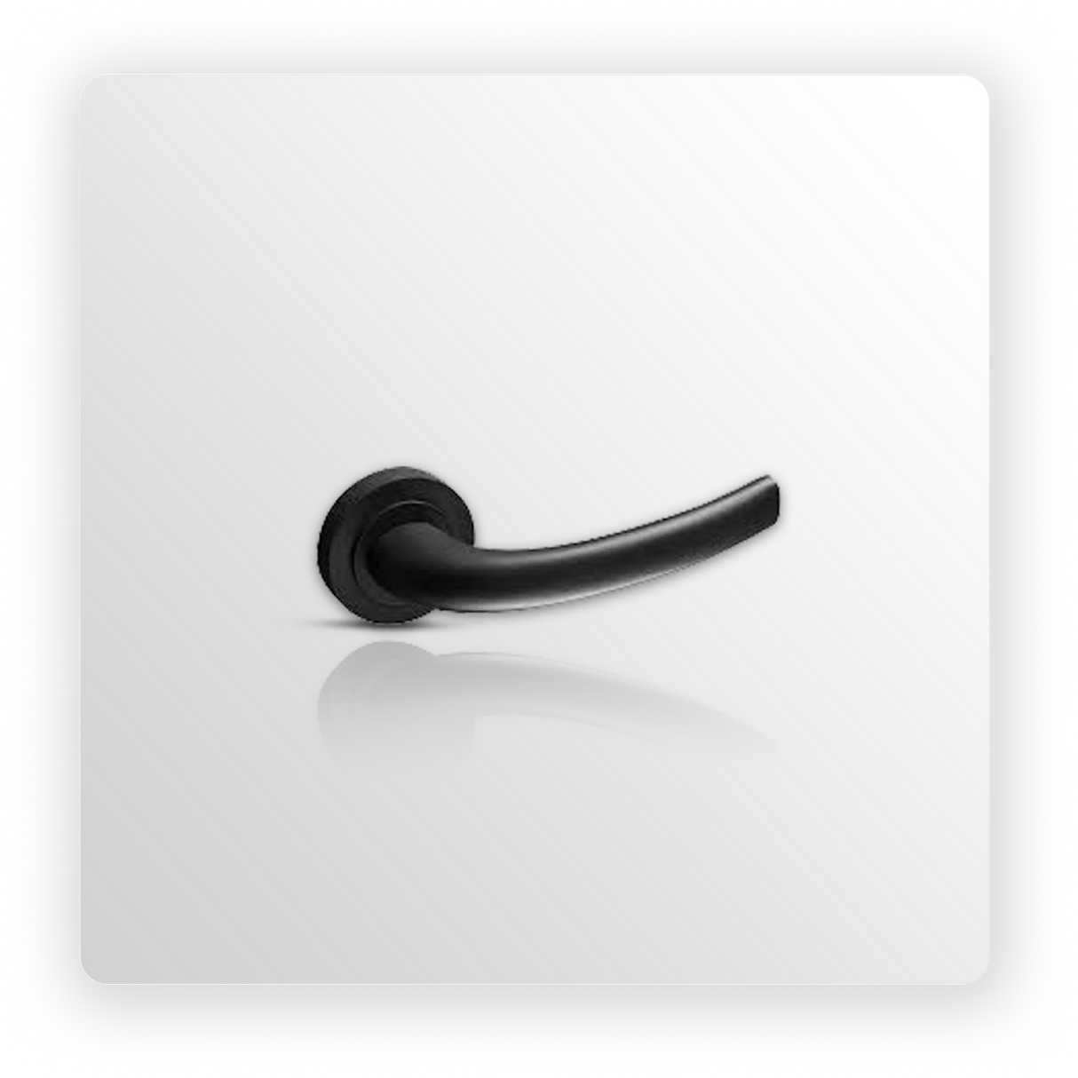 Matte Black Internal Door Handles