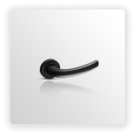 Matte Black Internal Door Handles