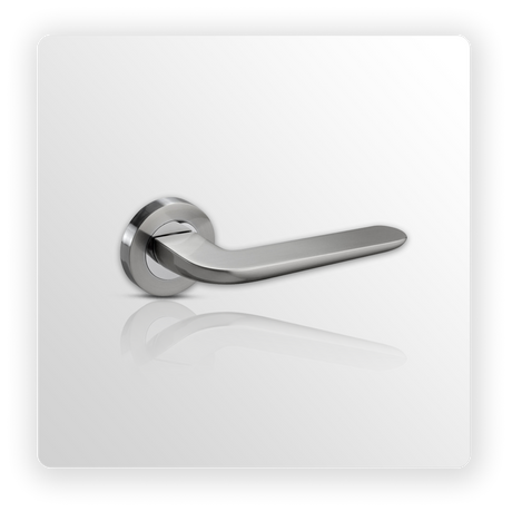 Designer Door Handles with Bold Flat Top Lever for Internal Doors