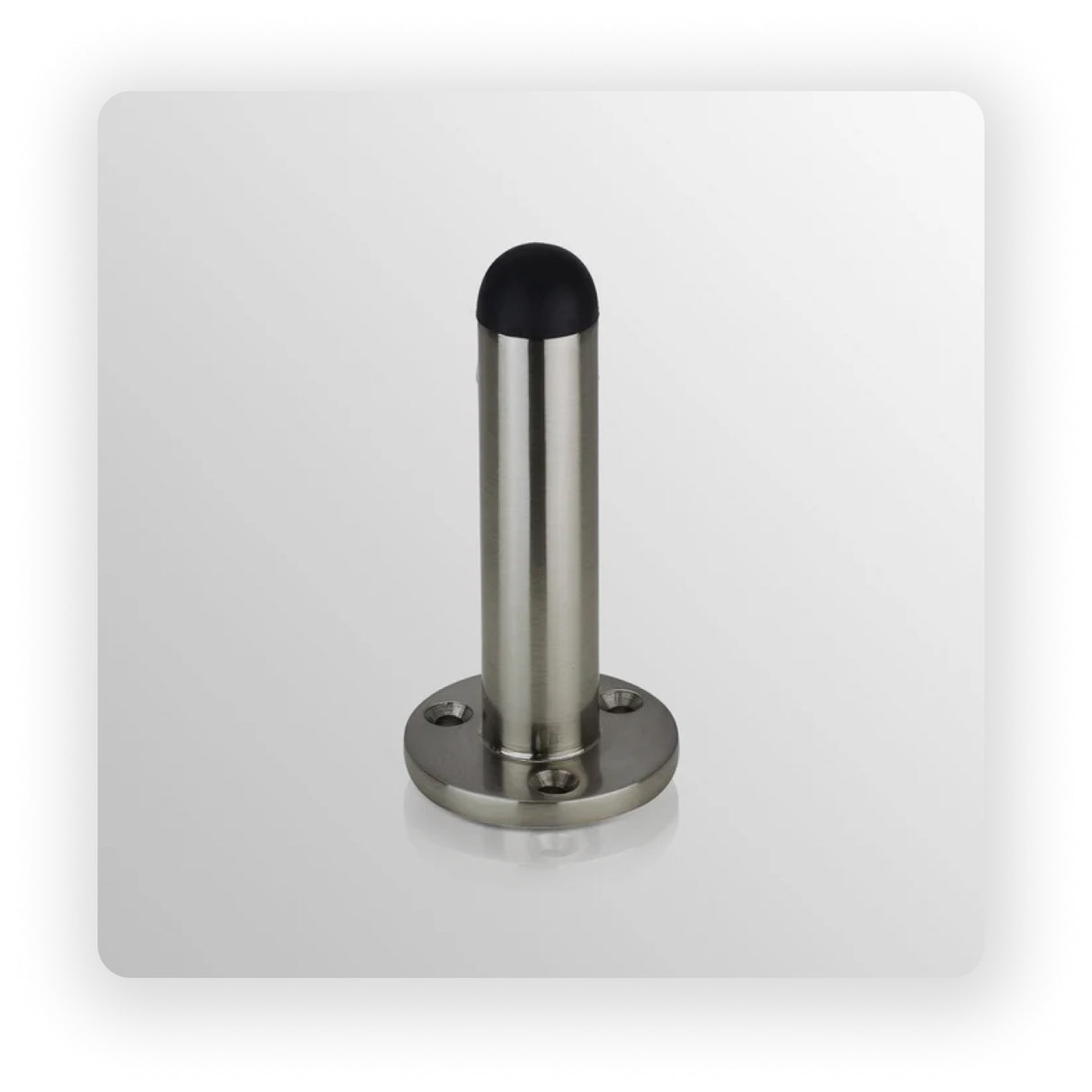 Skirting Door Stop in Satin Nickel Finish