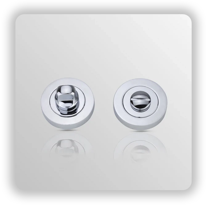 ROUND Thumb Turn in Polish Chrome finish