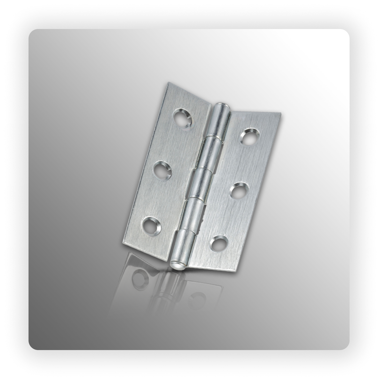 3 Inch Chrome Door Hinges for Internal Doors Satin Finish