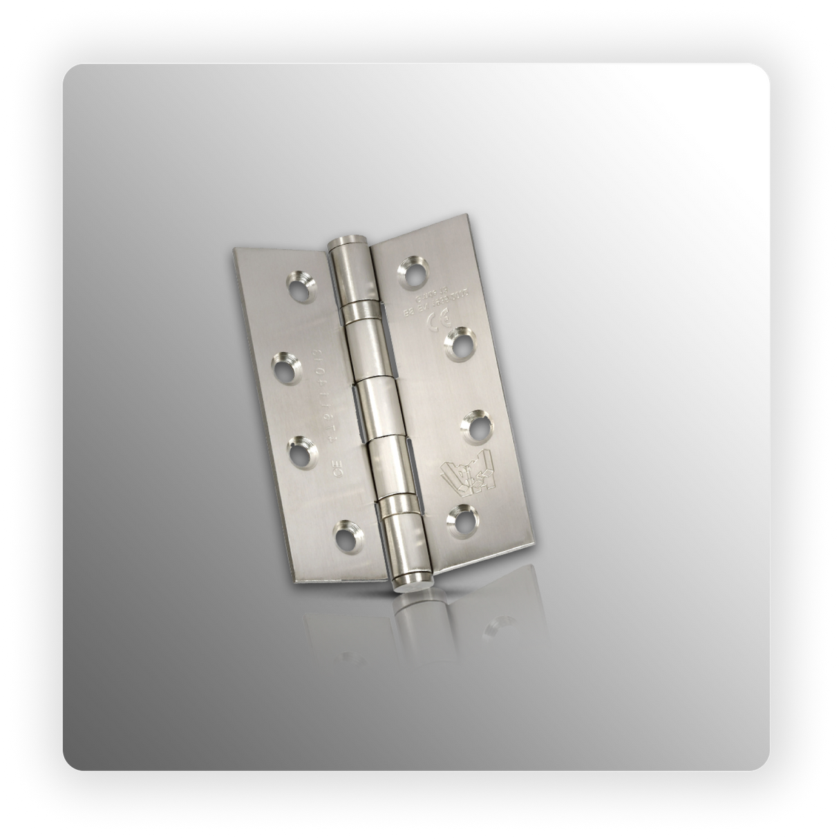 4 Inch Fire Door Hinges Grade 13 CE Stamped Satin Finish