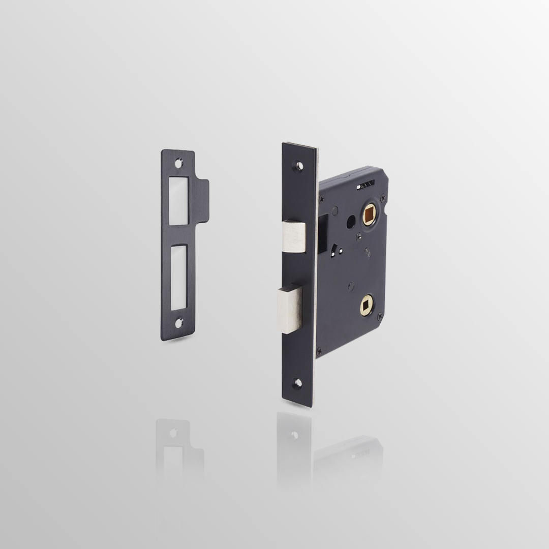 M/BLK 57MM B/SET BATHROOM LOCK B/T
