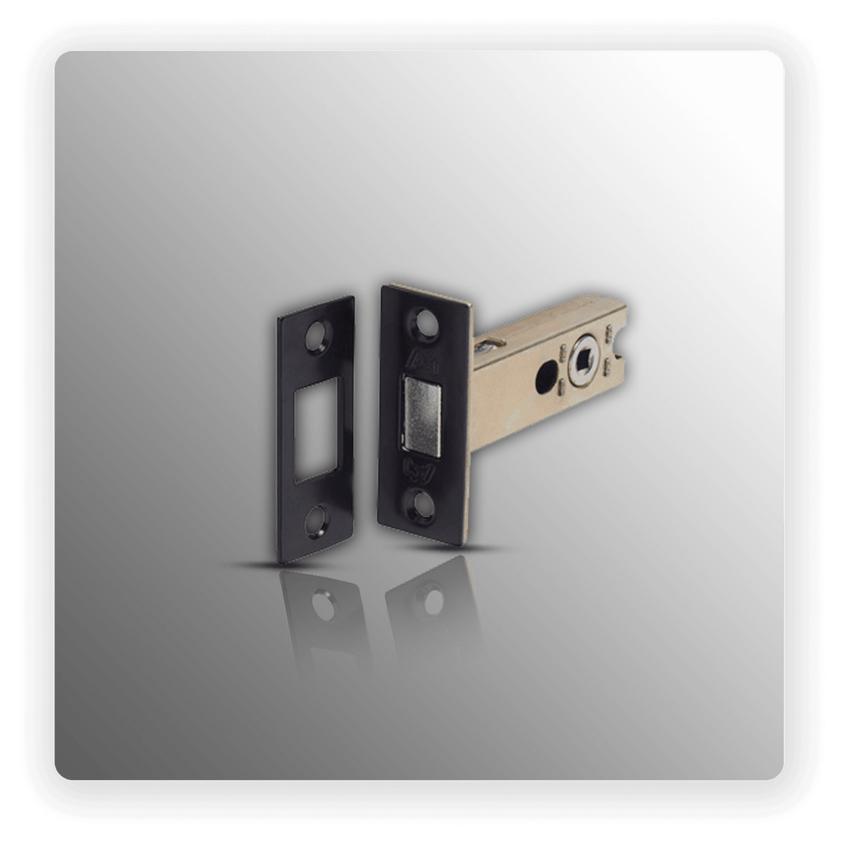 Bathroom Deadbolt Lock 76mm / 57mm Backset Matte Black