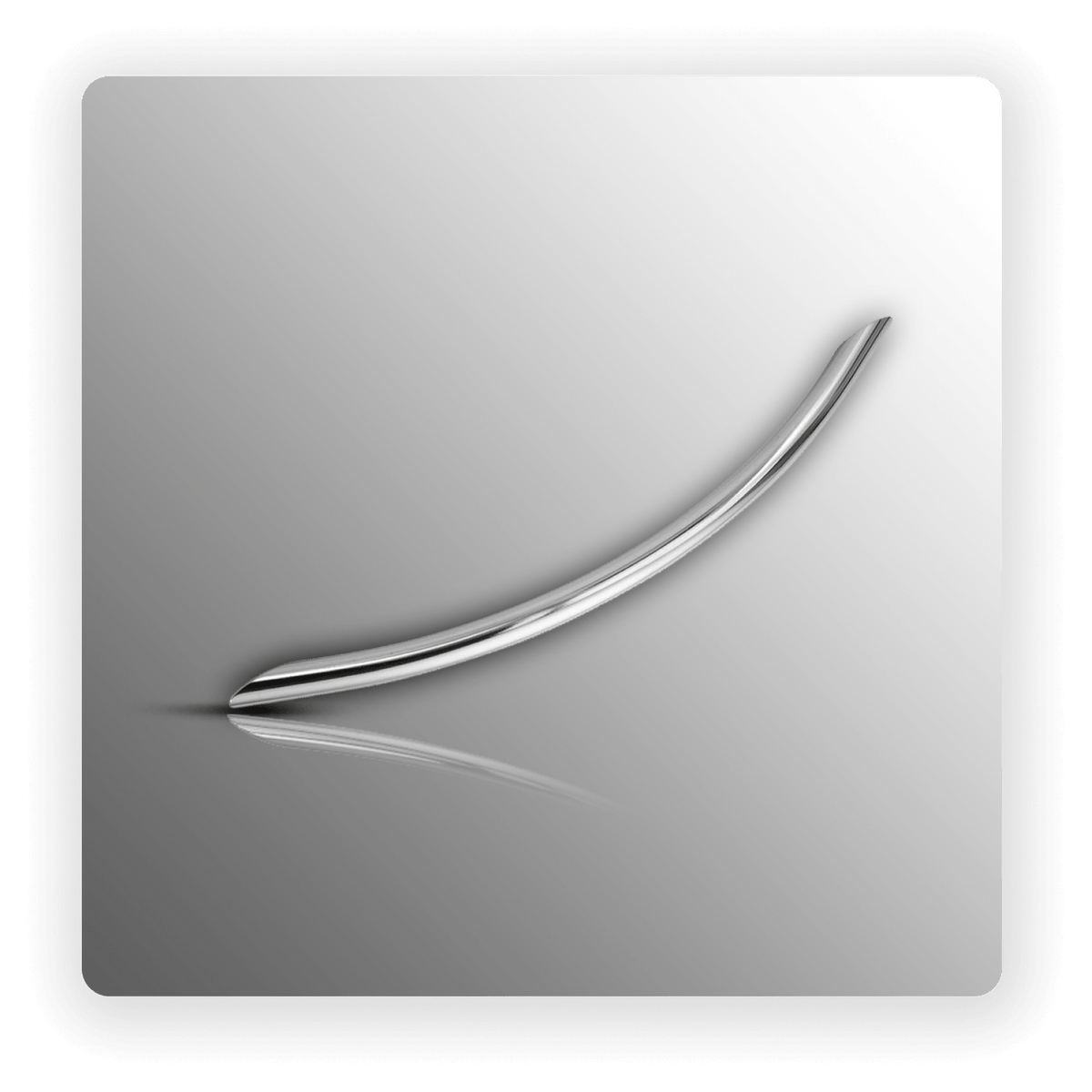 Bow Kitchen Cabinet Door Handles Polished Chrome - 288mm Centres ...