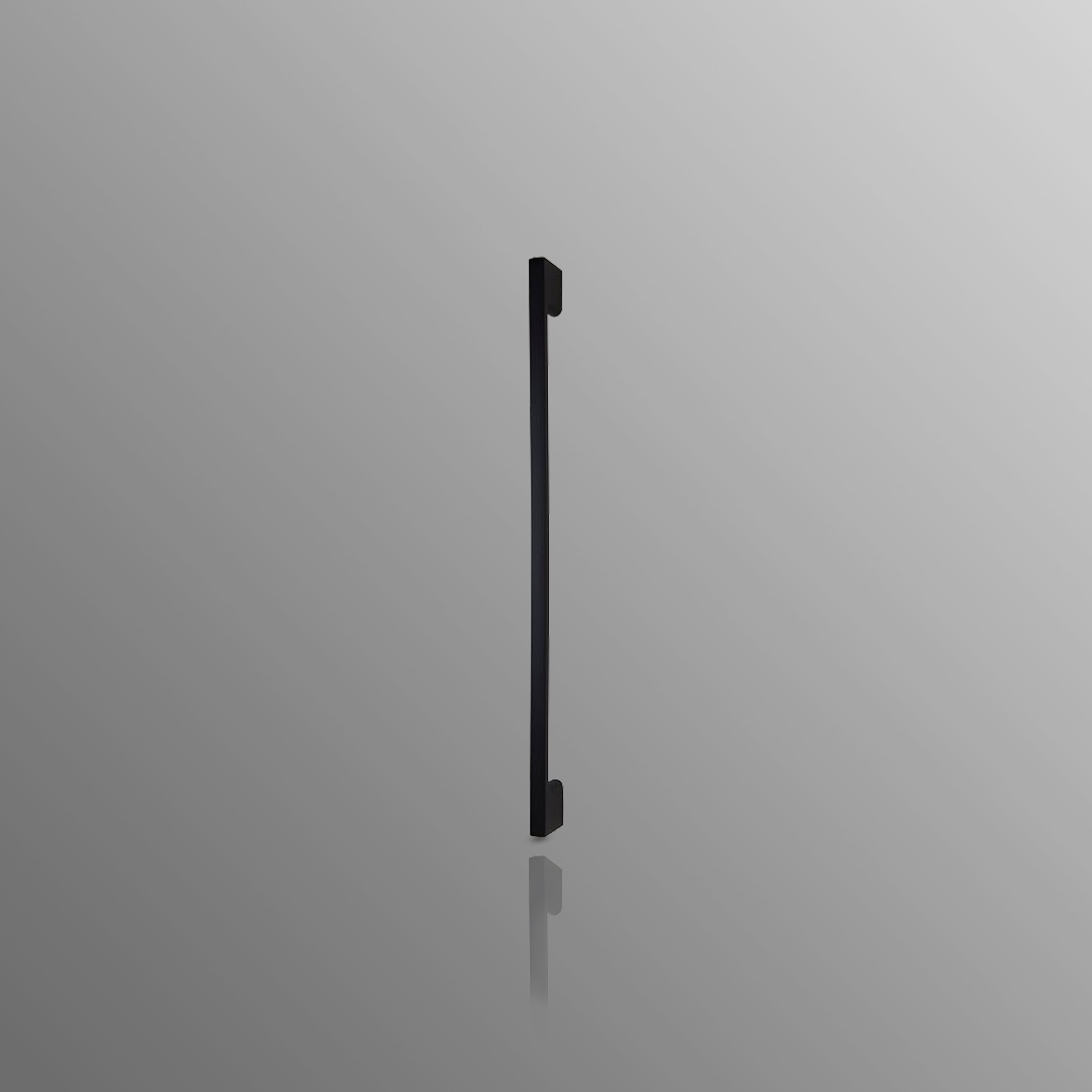 Versatile Matte Black Kitchen Handle 288mm