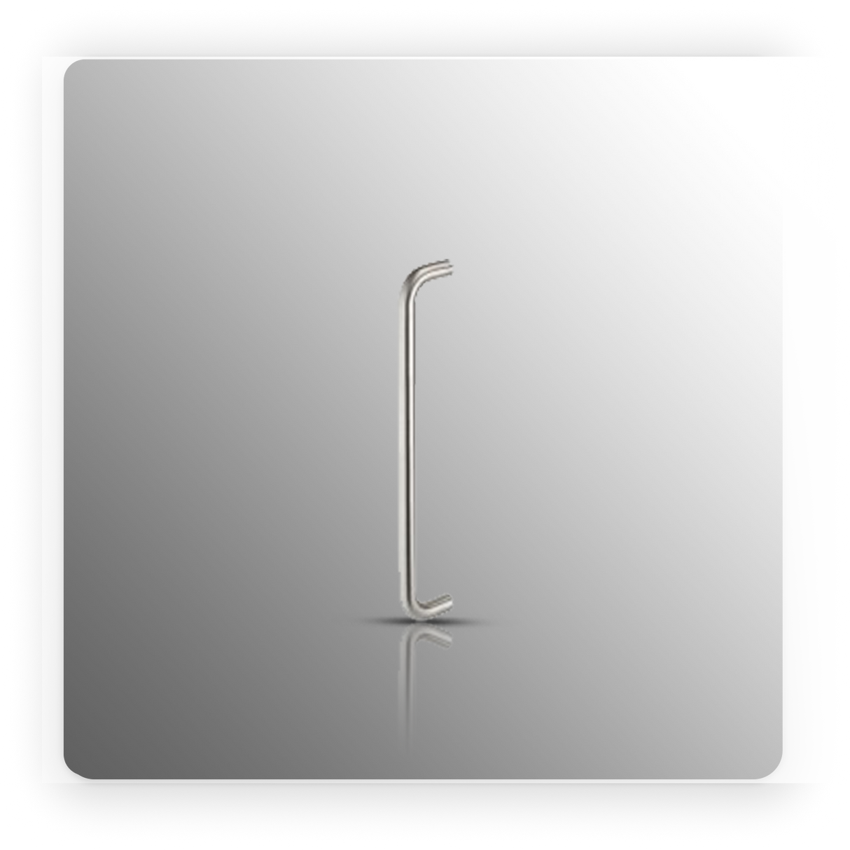 Satin Stainless Steel Bolt Through Pull Handles for Doors - Multiple Sizes