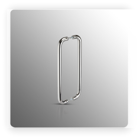 Door Pull Handles D Shaped Back to Back Pull Handles - 300mm Centres