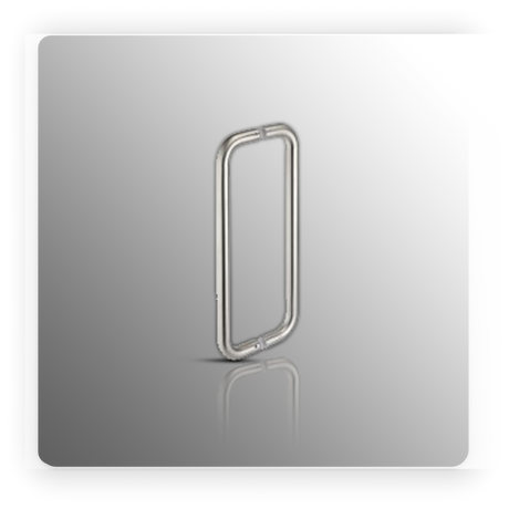Door Pull Handles D Shaped Back to Back Pull Handles - 300mm Centres