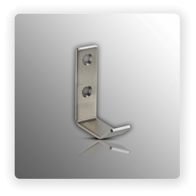 Singular Wall Mounted Stainless Steel Coat Hook