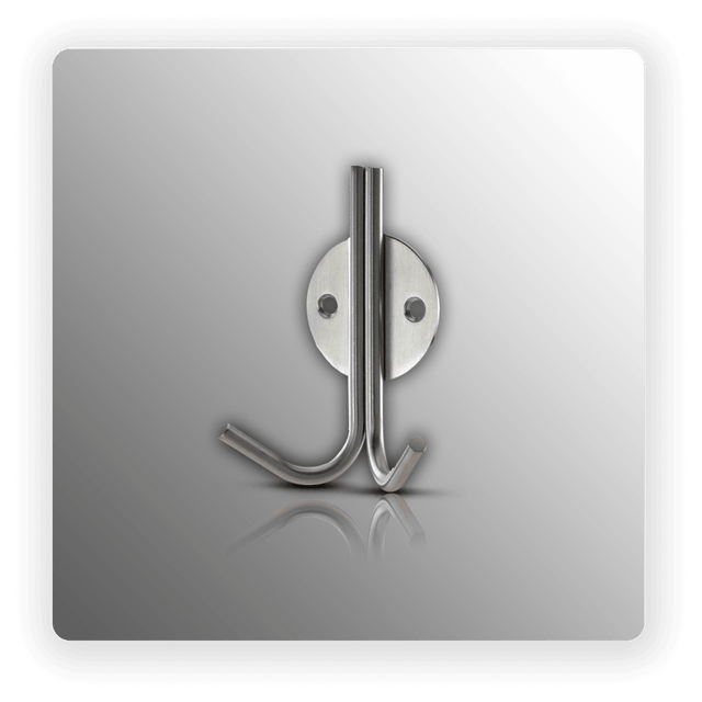 Modern Coat Hooks with Symmetrical Double Hook