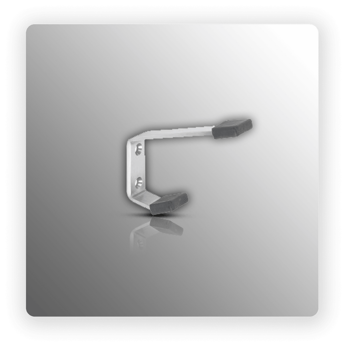 Coat and Hat Hooks with Buffers Satin Stainless Steel