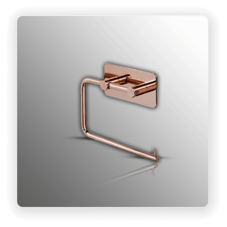 Copper Toilet Roll Holder Self Adhesive Stick On