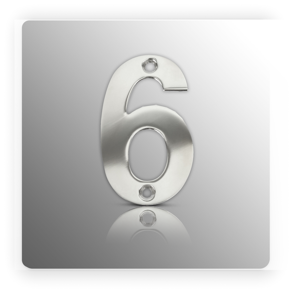 Front Door Numbers 3 Inch Polished Stainless Steel Door Numbers 0 - 9