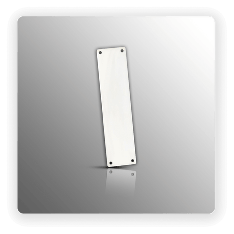 Polished Stainless Steel Door Finger Plate 300 x 75mm