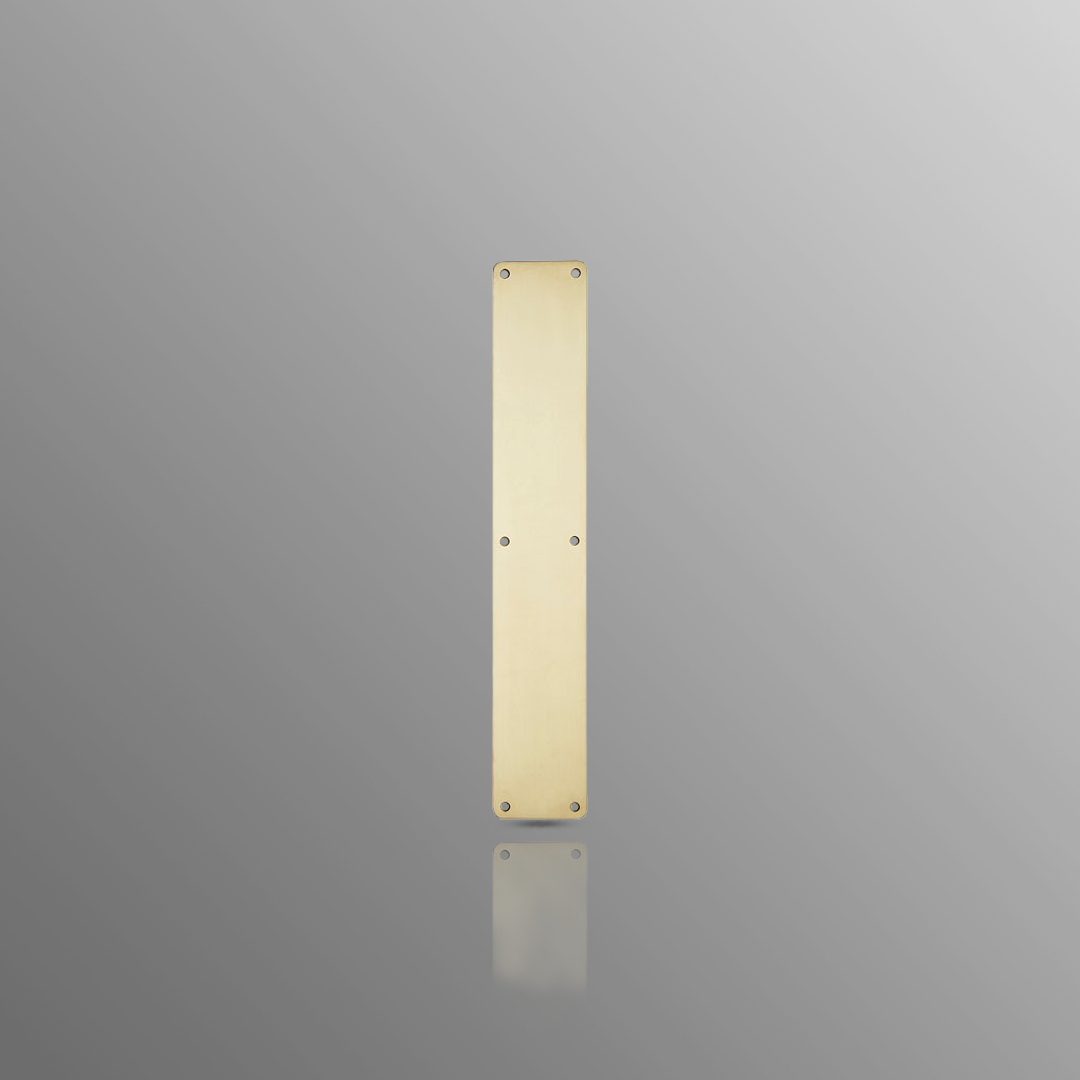 Satin Brass Door Finger Plate 450 x 75mm