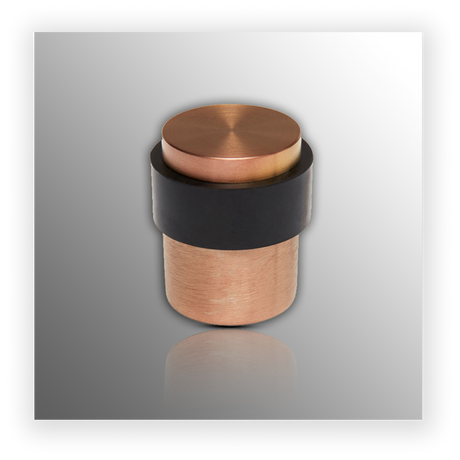 Copper Door Stop 30mm with Buffer