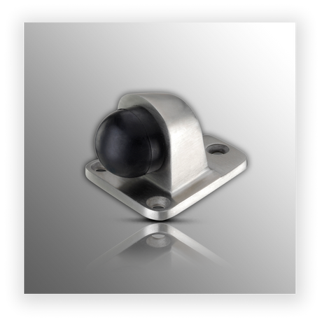 Heavy Duty Door Stop with Satin Finish