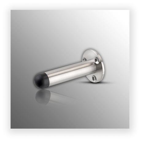 Skirting Door Stop for Skirting Board Brushed Stainless Steel