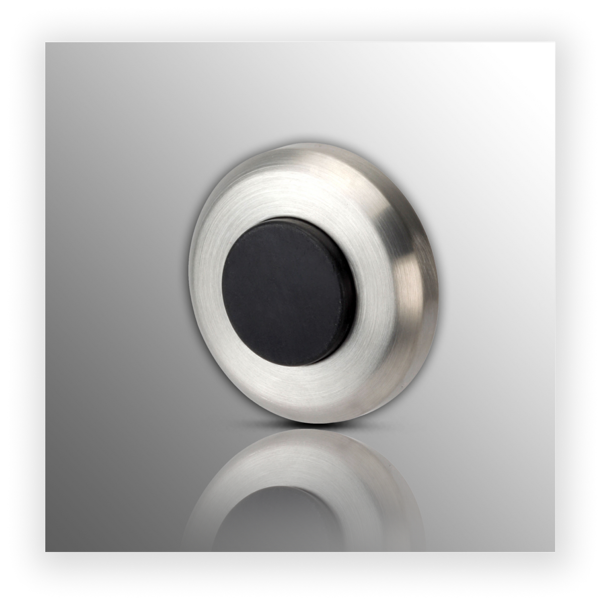 Wall Mounted Door Stop Disc with Buffer