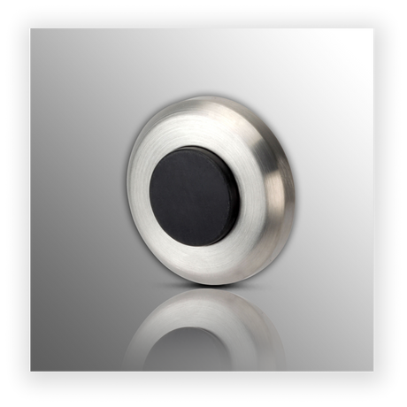 Wall Mounted Door Stop Disc with Buffer