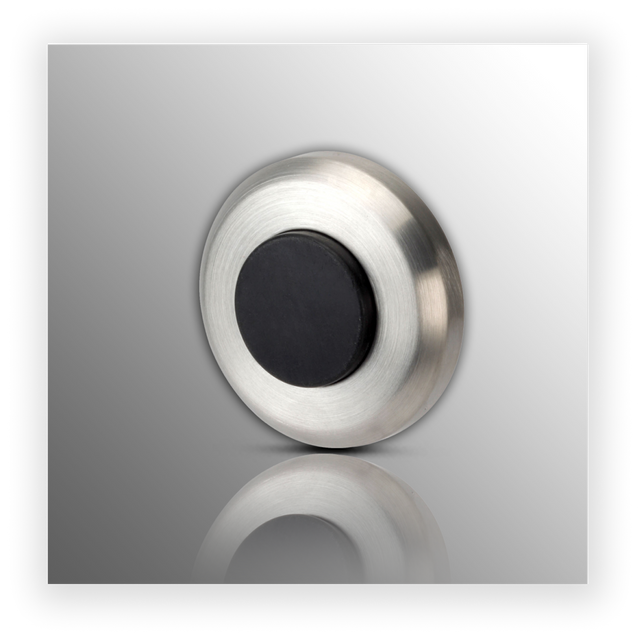 Wall Mounted Door Stop Disc with Buffer