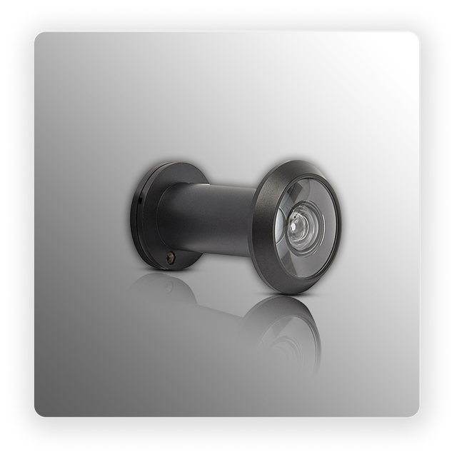 Door Viewer for Front Door Peephole with 160° Field of Vision, Matte Black