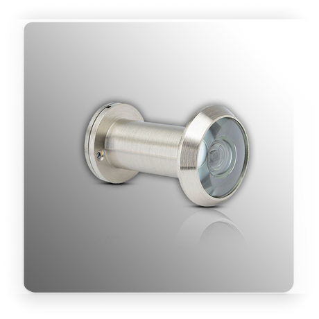 Door Viewer for Front Door Peephole with 160° Field of Vision, Satin Nickel