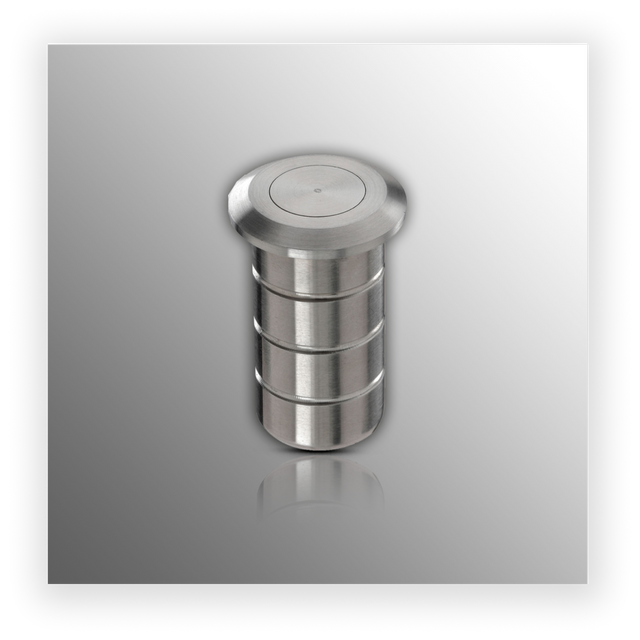 Dust Excluding Socket with Satin Stainless Steel Finish
