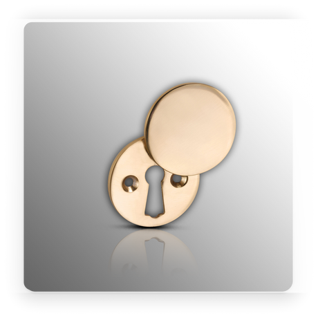 Keyhole Cover Plate Covered Escutcheon