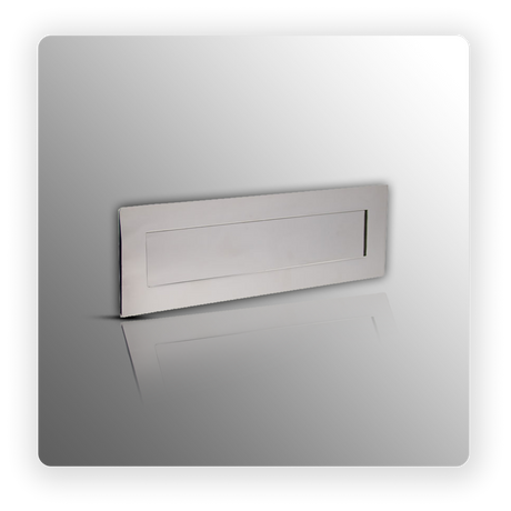 Polished Stainless Steel Letter Plate